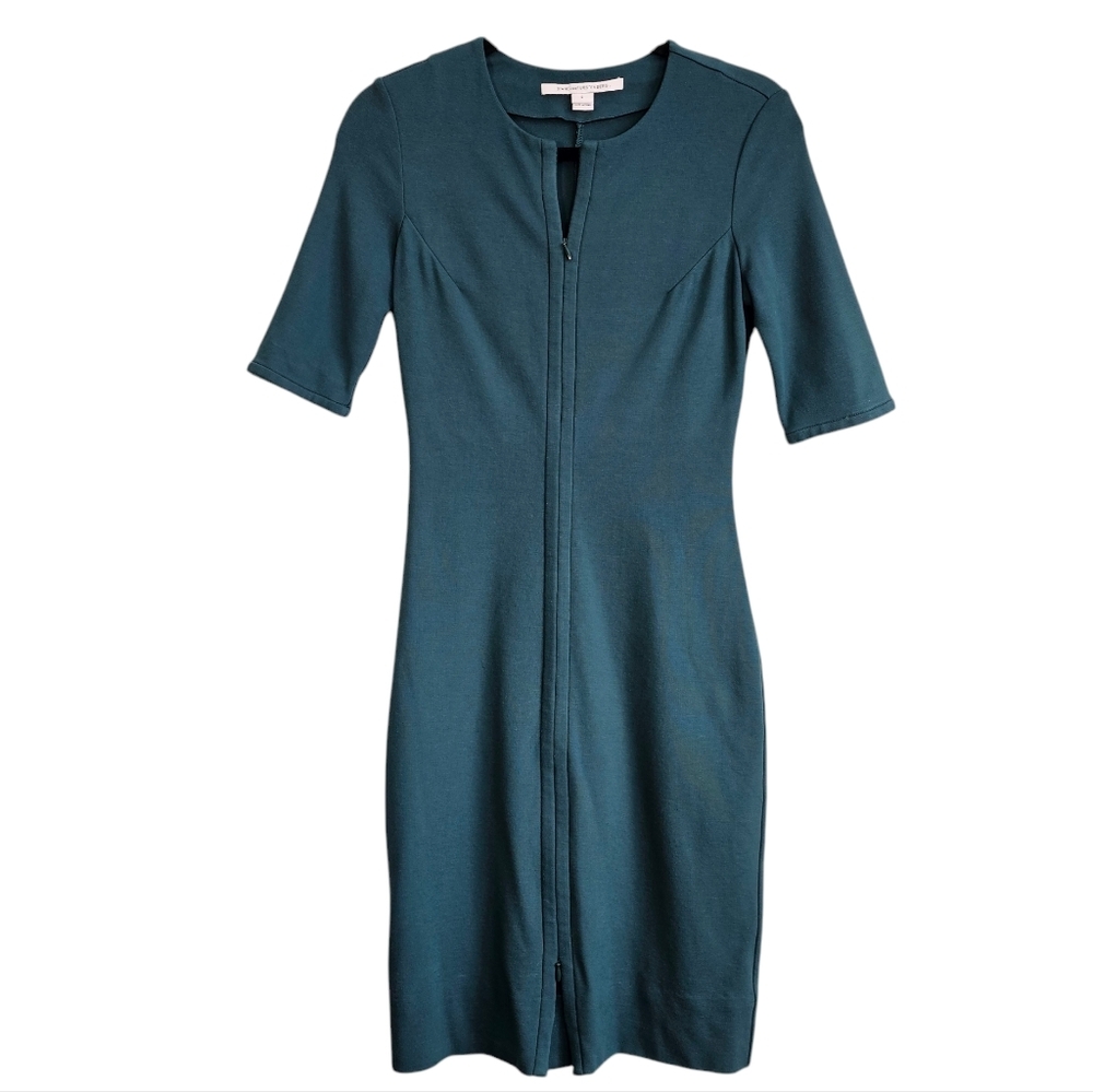 Diane von Furstenberg DVF Saturn Dress Green Size 2 - Picture 2 of 12